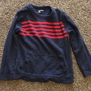 Gap long sleeved striped knit shirt